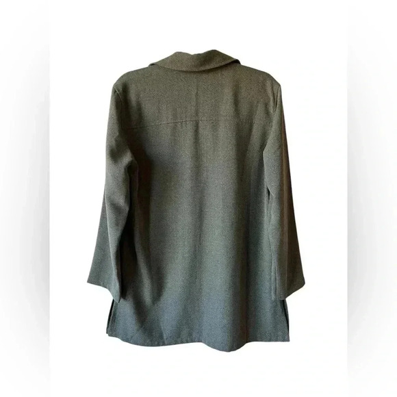 Vintage Chicos Design Button-Down Tunic Top Size M - Picture 6 of 8